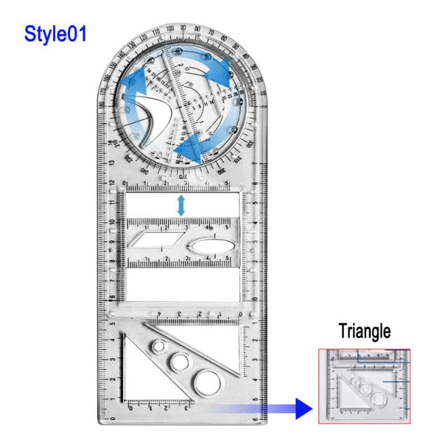 Multifunctional Geometric Rulers
